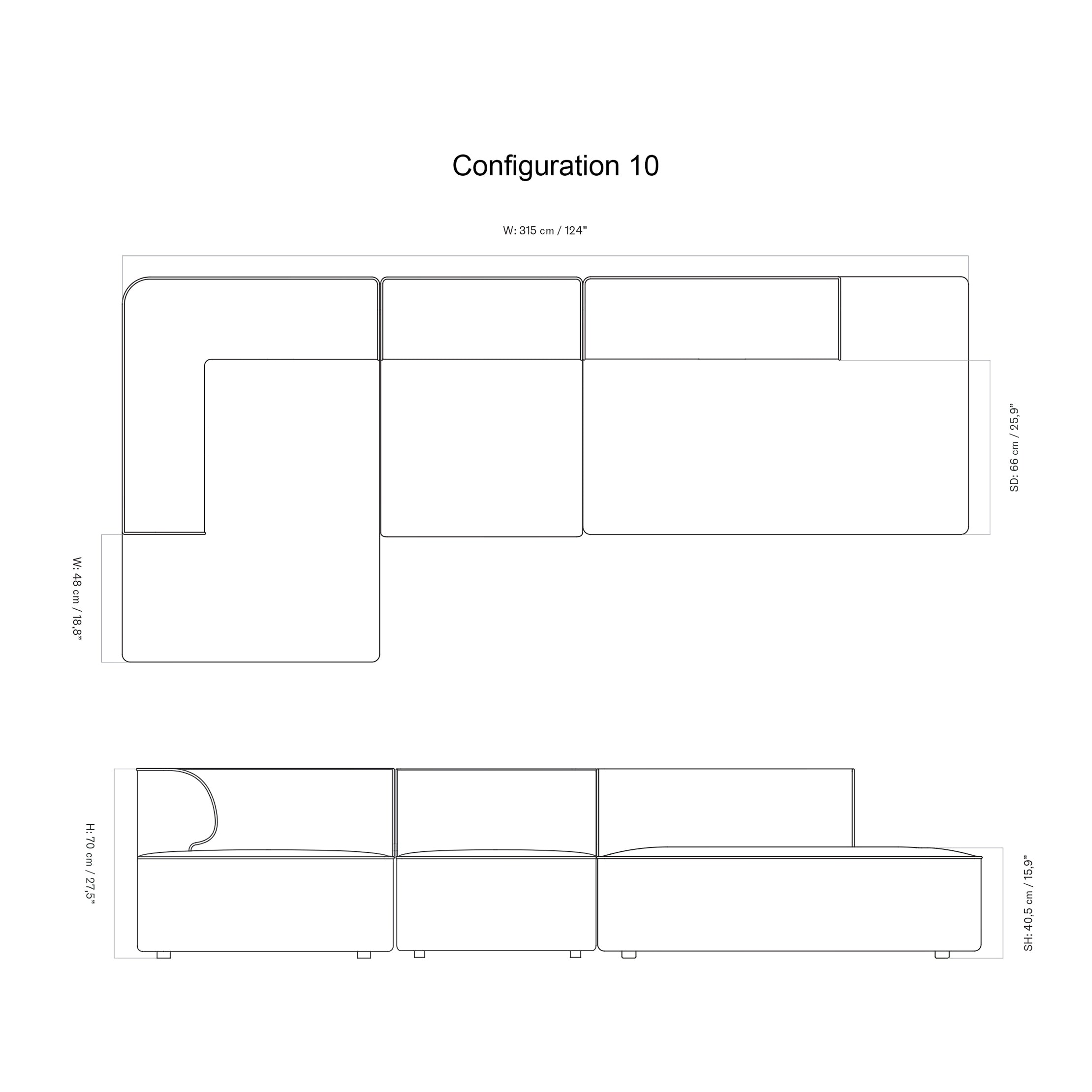 Eave 3 Seater Sofa: Large