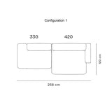 Rope Modular Sofa: 2 Seater