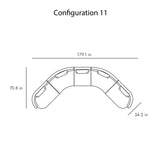 Sena Modular Sofa: Configuration 11