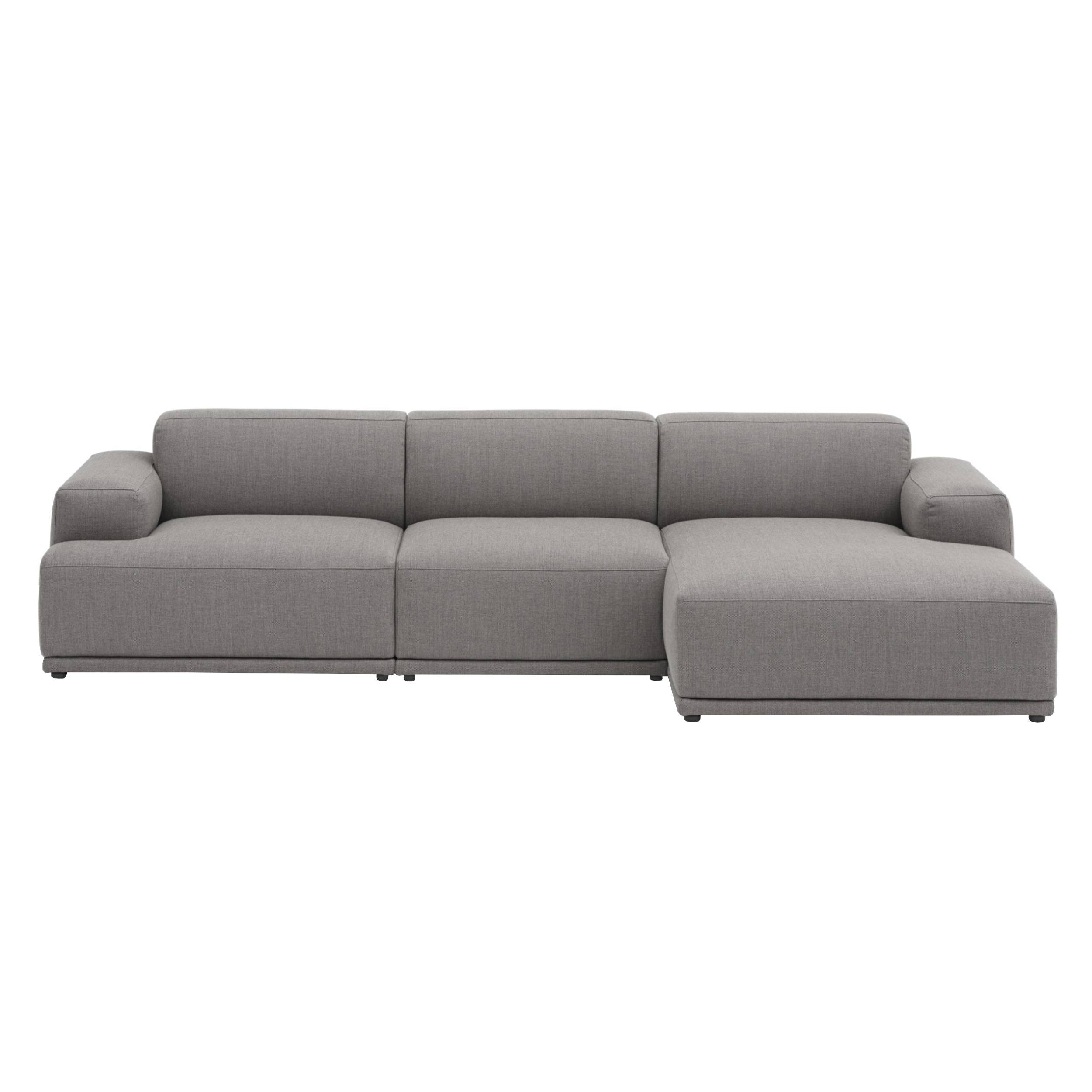 Connect Soft Modular Sofa: 3 Seater + Configuration 2 + Re-Wool 128