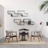 Masculo Dining Chair: Wood Base