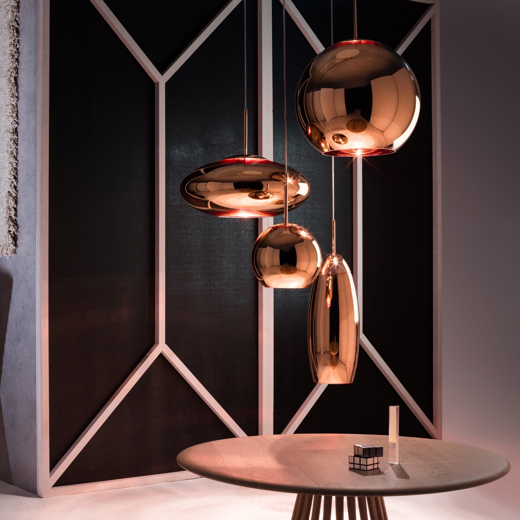 Copper LED Pendant