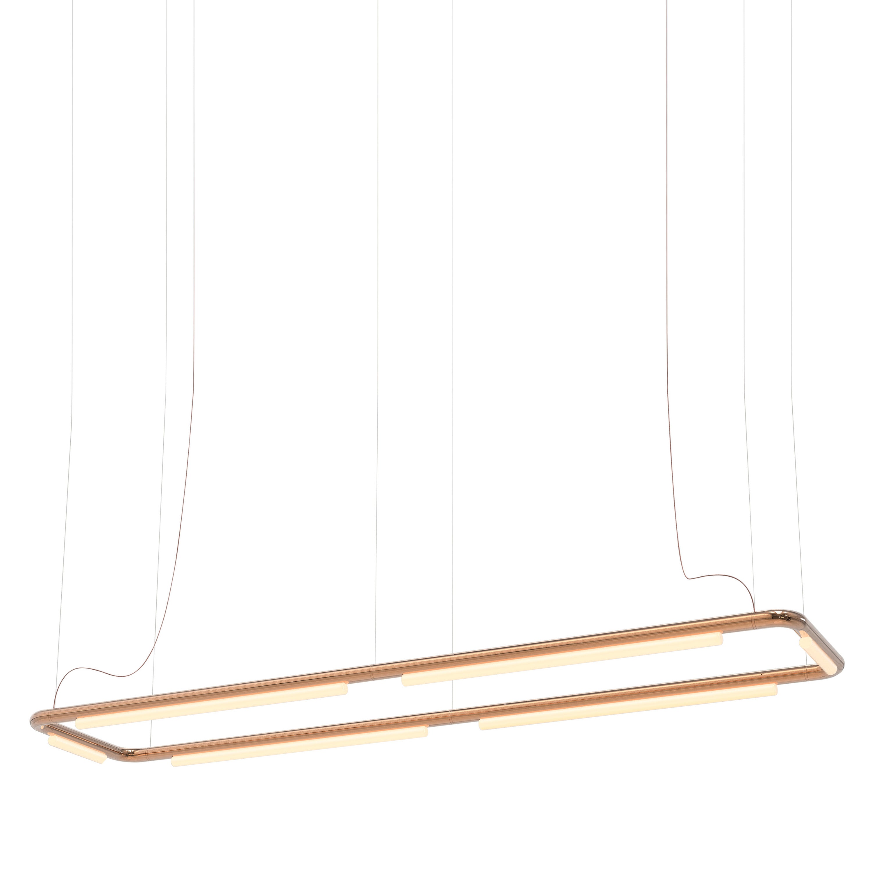 Pipeline CM8 Pendant Light: Copper + Copper
