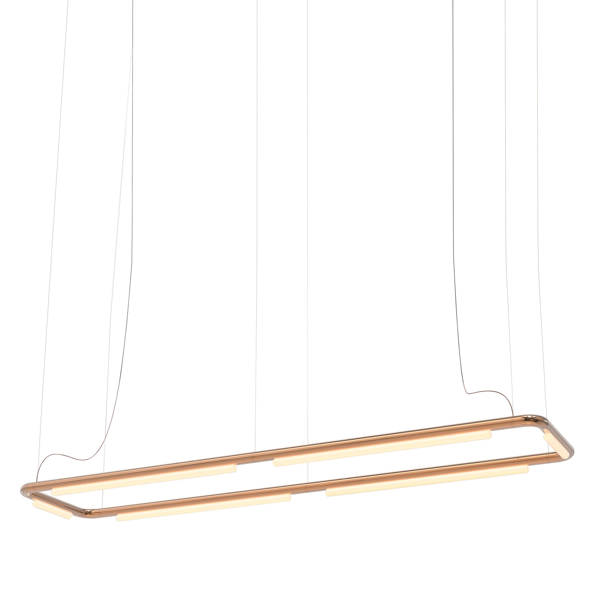 Pipeline CM8 Pendant Light: Copper + Copper