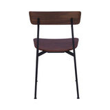Crawford Dining Chair W: Dark Brown Oak