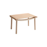 December Ottoman: Ash + Tanned Leather Nude