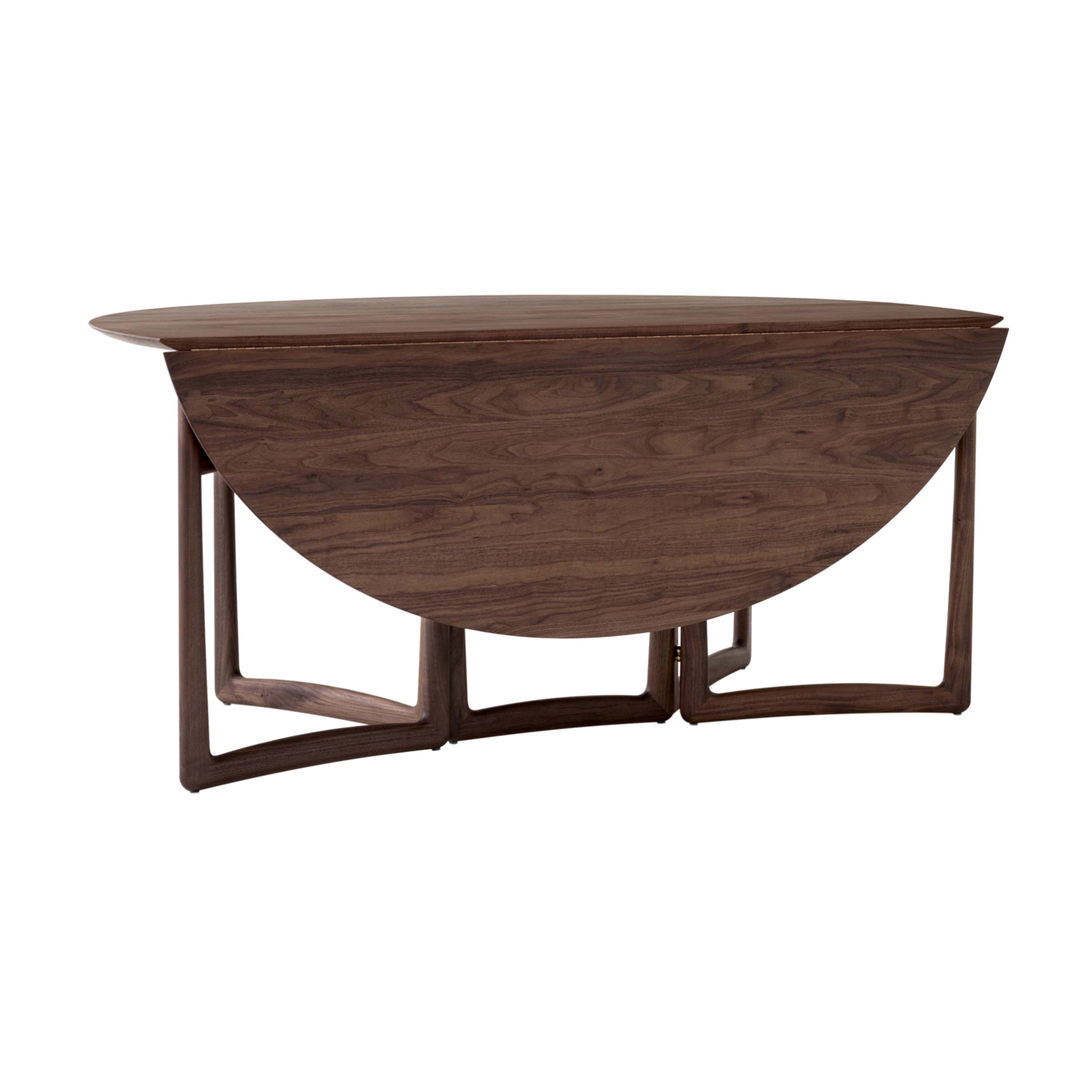 Drop Leaf Dining Table HM6: Oiled Walnut
