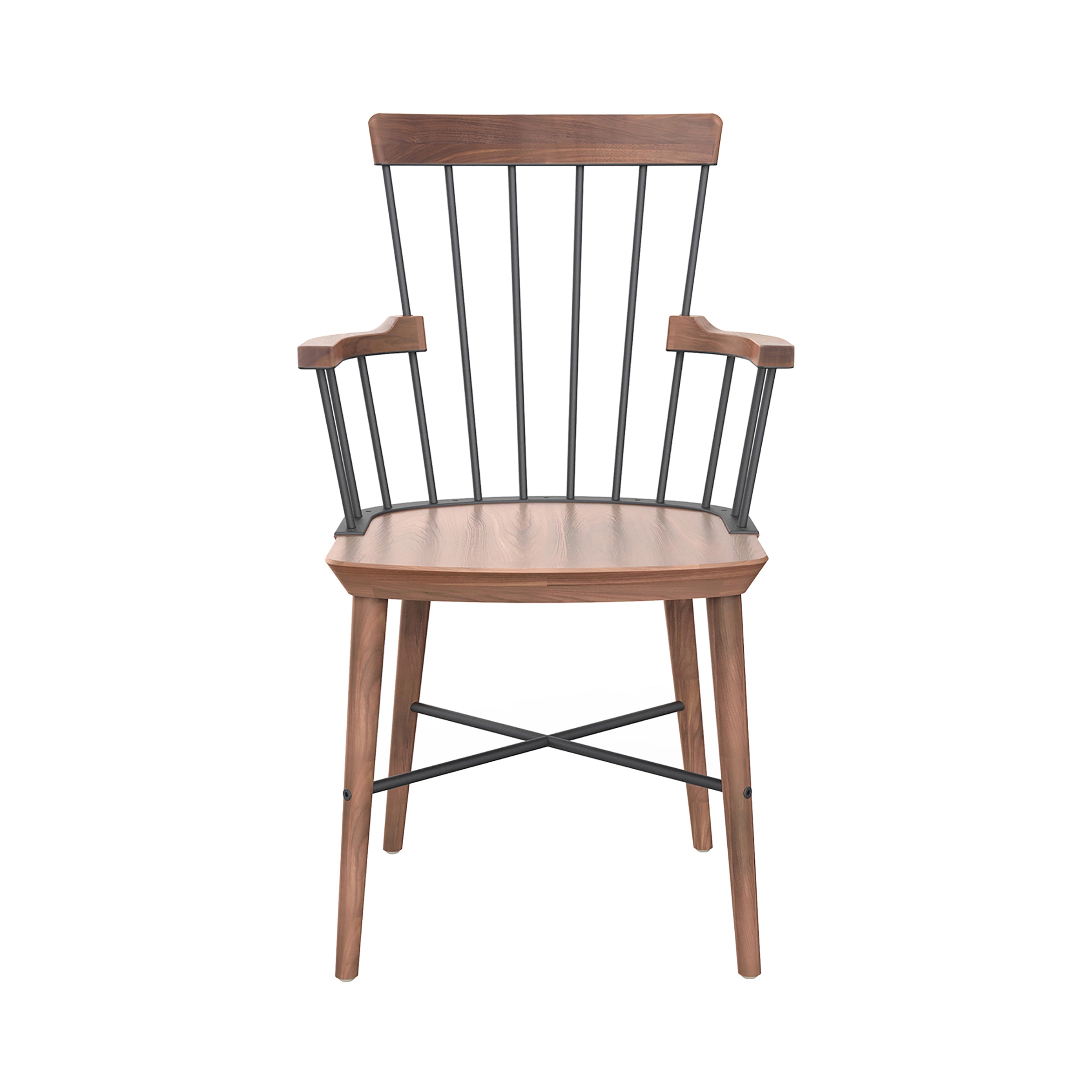 Exchange Highback Chair: Natural Walnut