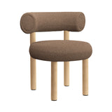 Fat Dining Chair: Natural Oak