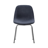 Eyes 4 Leg Tube Base Chair: Without Buttons + Stainless Steel