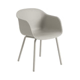 Fiber Outdoor Armchair: Grey + Without Drain Holes