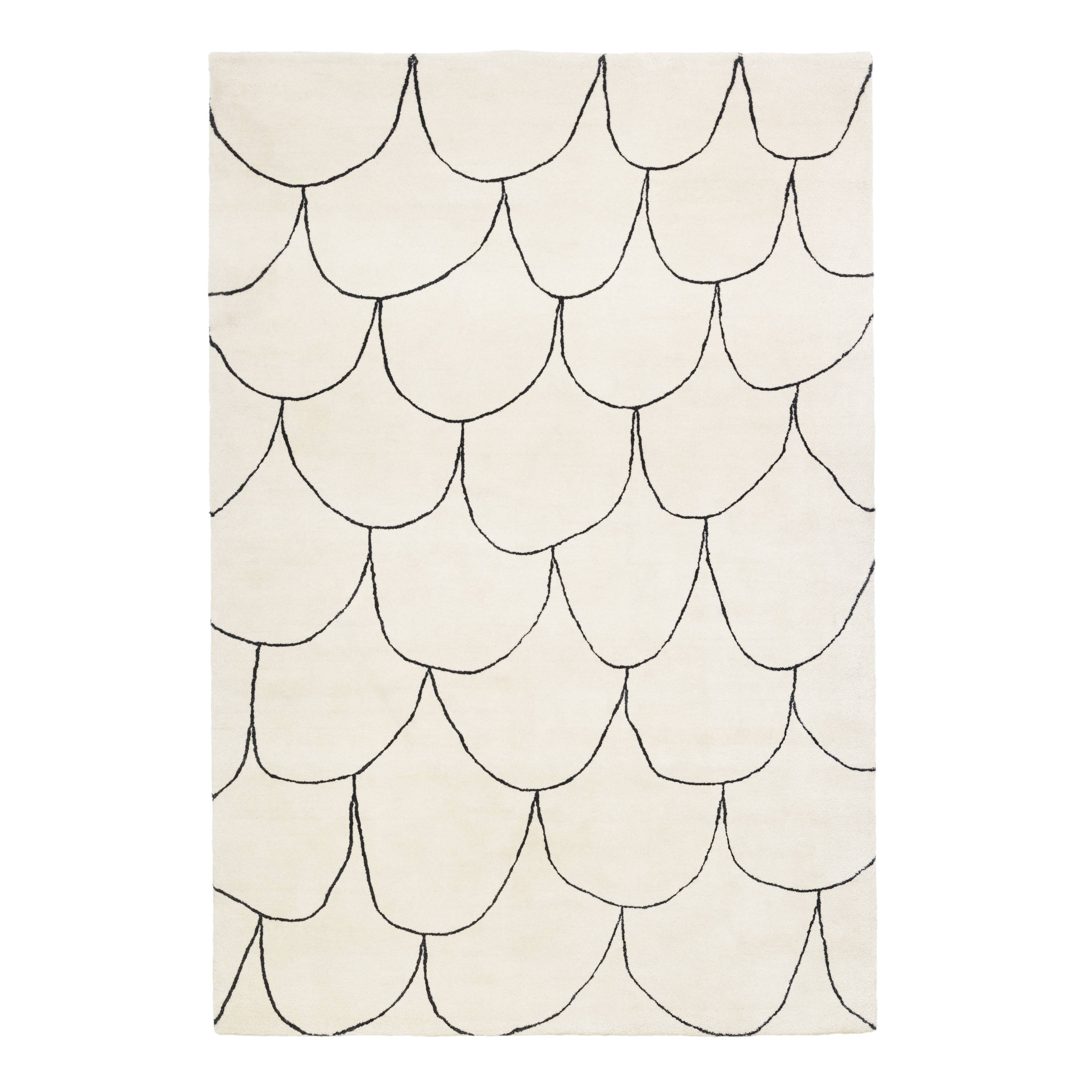 Fish Platinum Rug: Medium