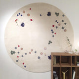 Fleur Platinum Round Rug