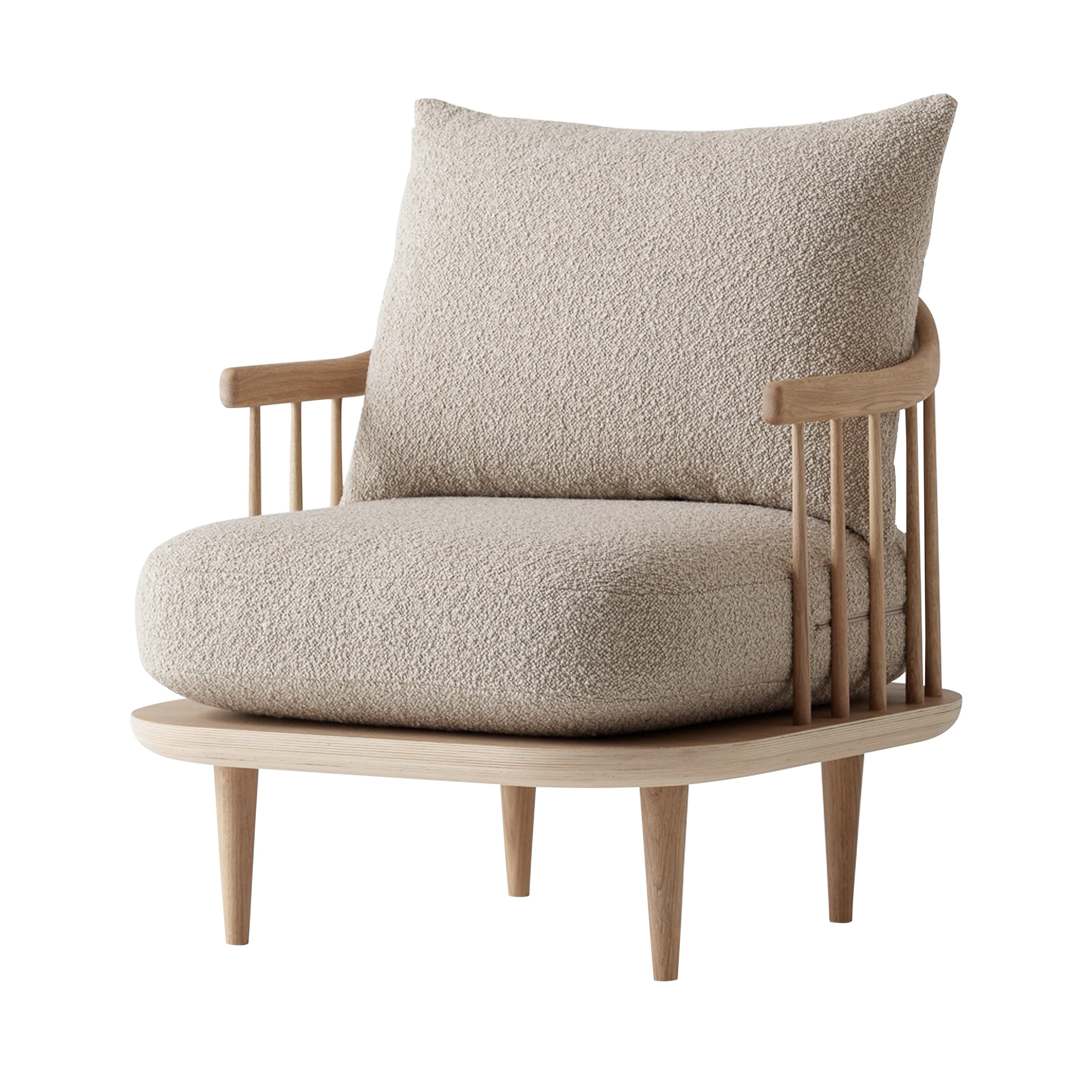 Fly Series SC10 Lounge Chair: Oiled Oak