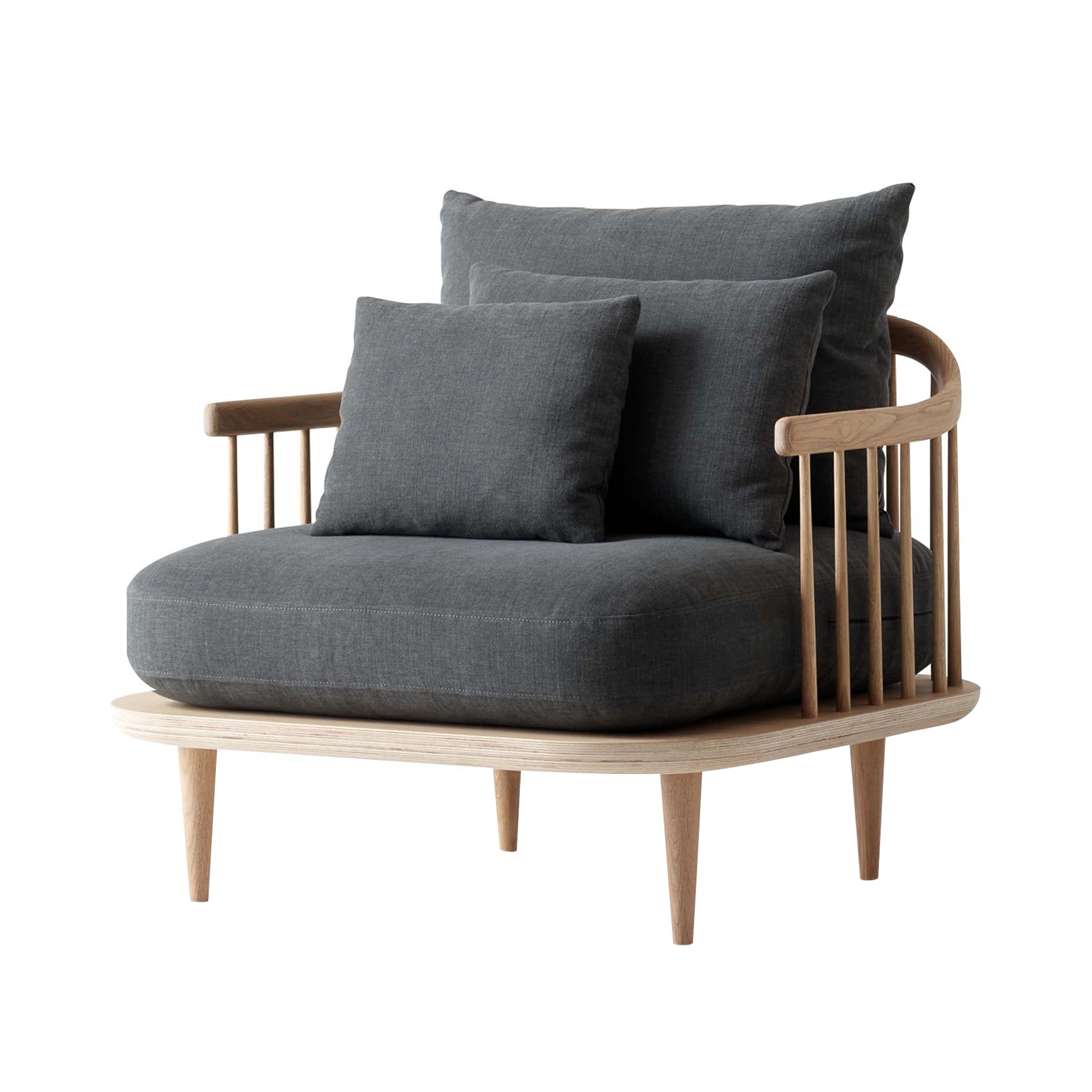 Fly Series SC1 Lounge Chair: Oiled Oak