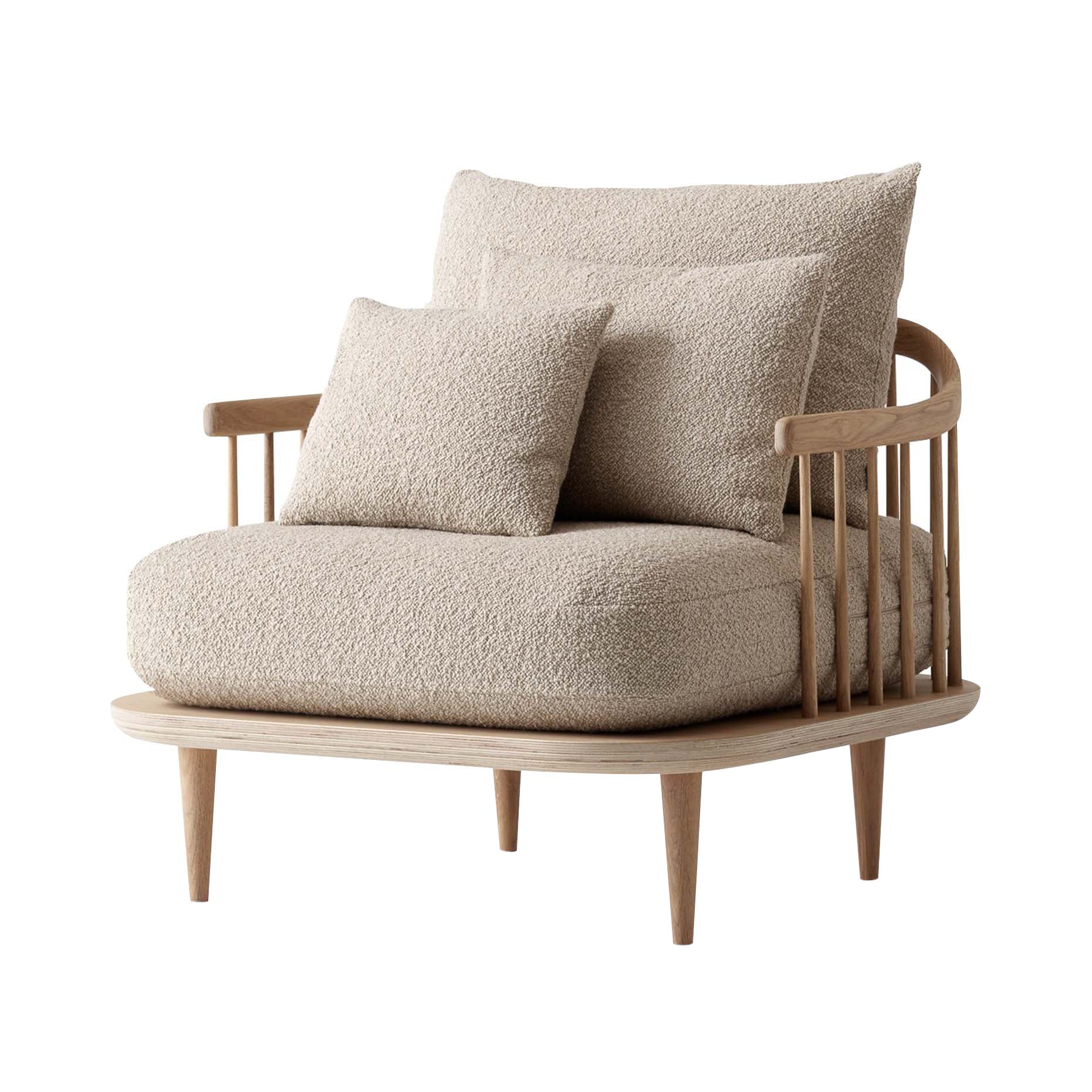 Fly Series SC1 Lounge Chair: Oiled Oak