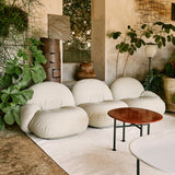 Pacha Sofa with Armrest + Ottoman: Outdoor