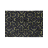 Gems Outlined Rug: Small + Eggnog