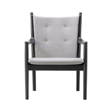 Wegner 1788 Easy Chair: Black Lacquered Oak