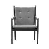 Wegner 1788 Easy Chair: Black Lacquered Oak