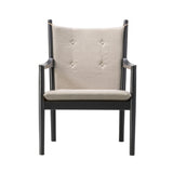 Wegner 1788 Easy Chair: Black Lacquered Oak