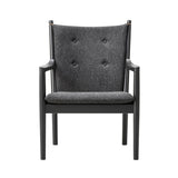 Wegner 1788 Easy Chair: Black Lacquered Oak