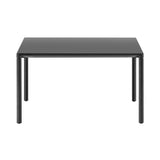 Piloti Alu Table: Square + High + Black + Black