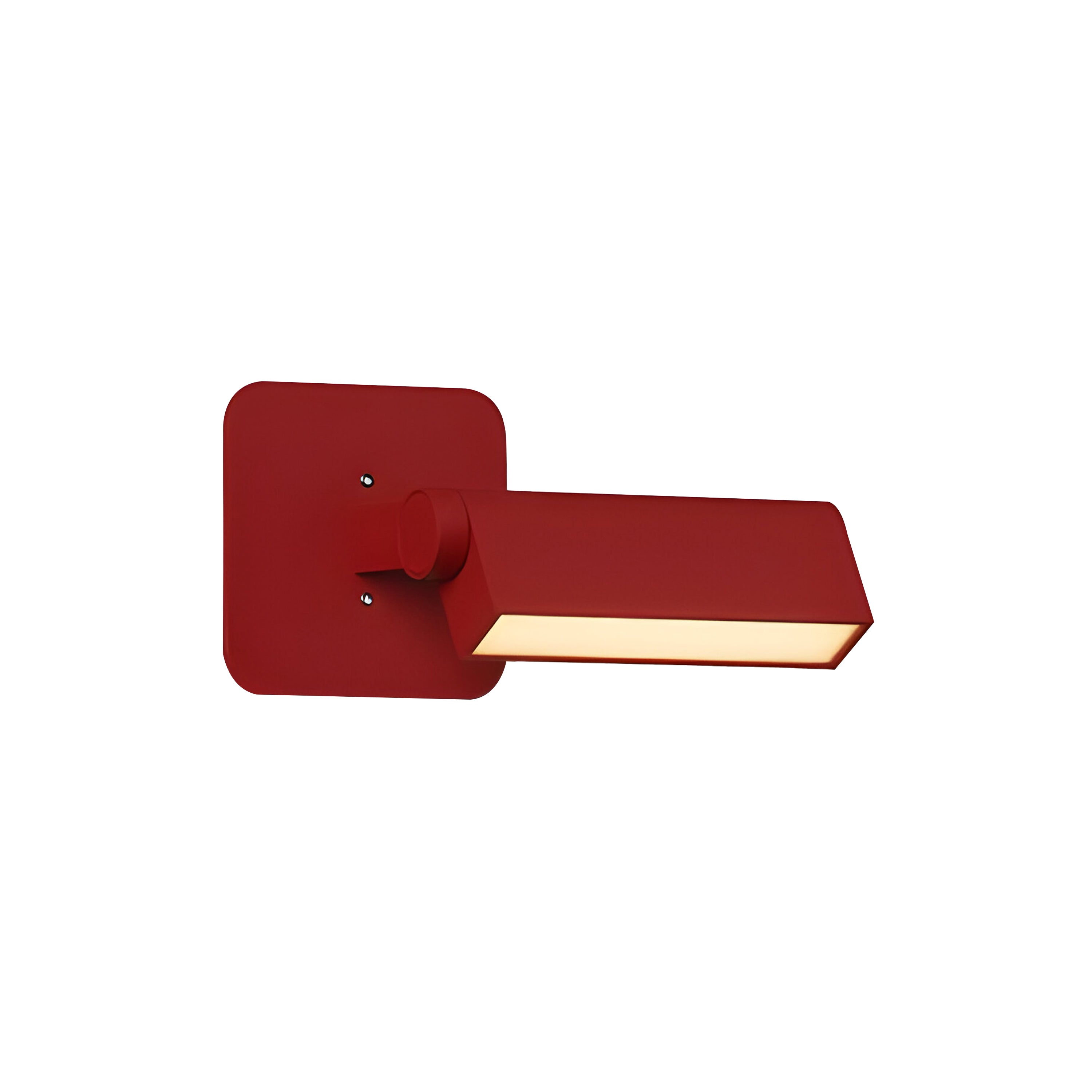Ipoli 01 Single Wall Lamp: Textured Poppy + Hardwire