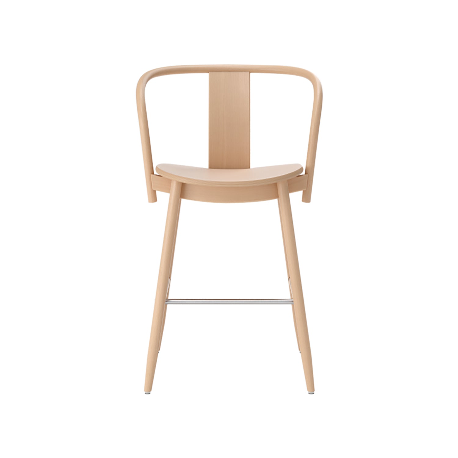 Icha Bar + Counter Chair: Counter + Natural Beech
