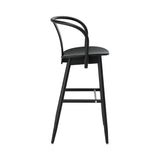 Icha Bar + Counter Chair: Bar+ Black Stained Beech