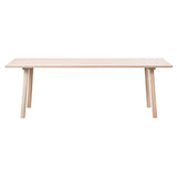 Taro Dining Table: Rectangular + Soaped Treated Oak
