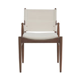 Journey Dining Chair: Canvas + Natural Walnut + Natural