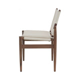 Journey Dining Chair: Canvas + Natural Walnut + Natural