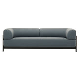 Elephant 3 Seater Sofa: Black