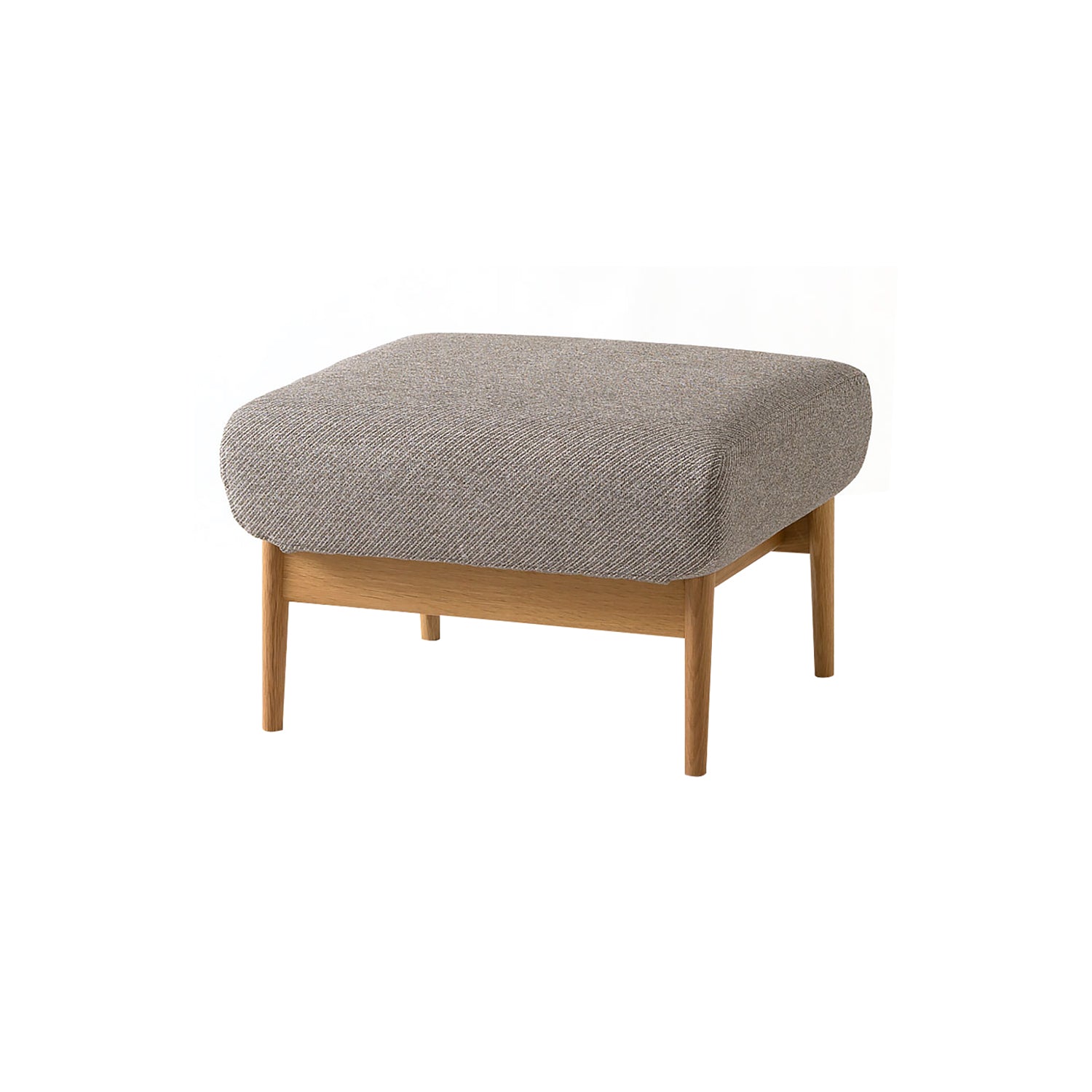 Seoto-EX Ottoman: White Oak