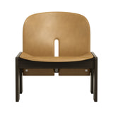 Scarpa 925 Lounge Chair: Mocca Stained Ash + Saddle Leather Naturale