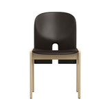 Scarpa 121 Dining Chair: Natural Ash + Saddle Leather Nero