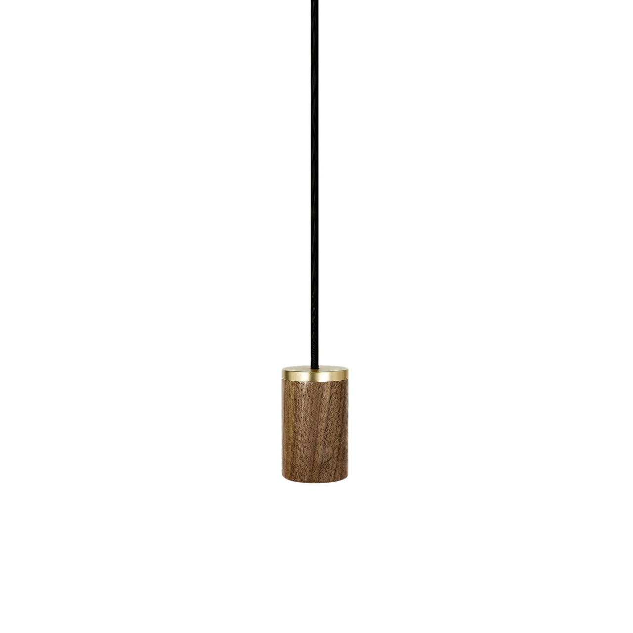 Knuckle Pendant: Walnut + Without Bulb