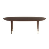 Lunar Coffee Table: Rectangle + Natural Walnut