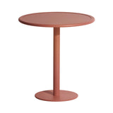 Week-End Bistro Table: Round + Terracotta