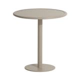 Week-End Bistro Table: Round + Dune