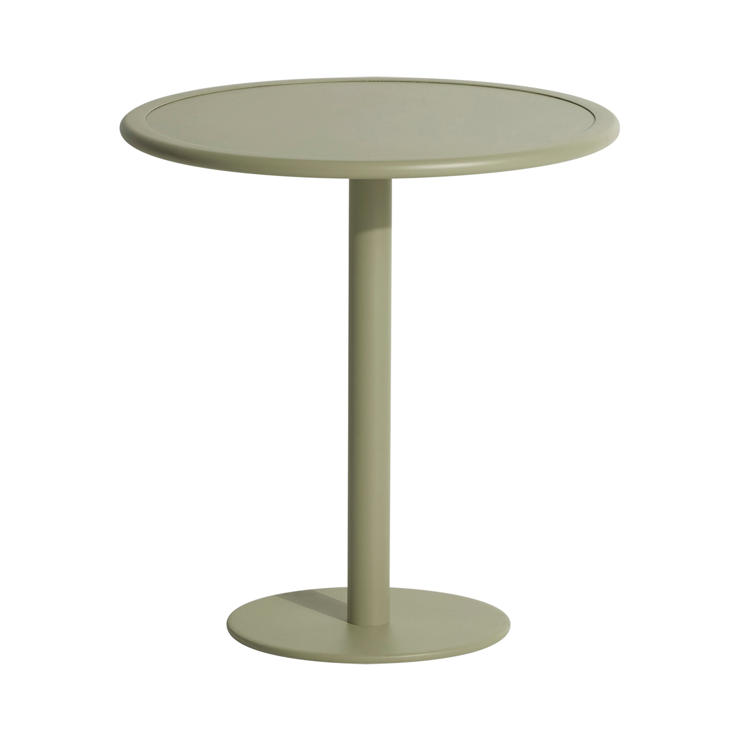 Week-End Bistro Table: Round + Jade Green