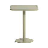 Week-End Bistro Table: Square + Jade Green