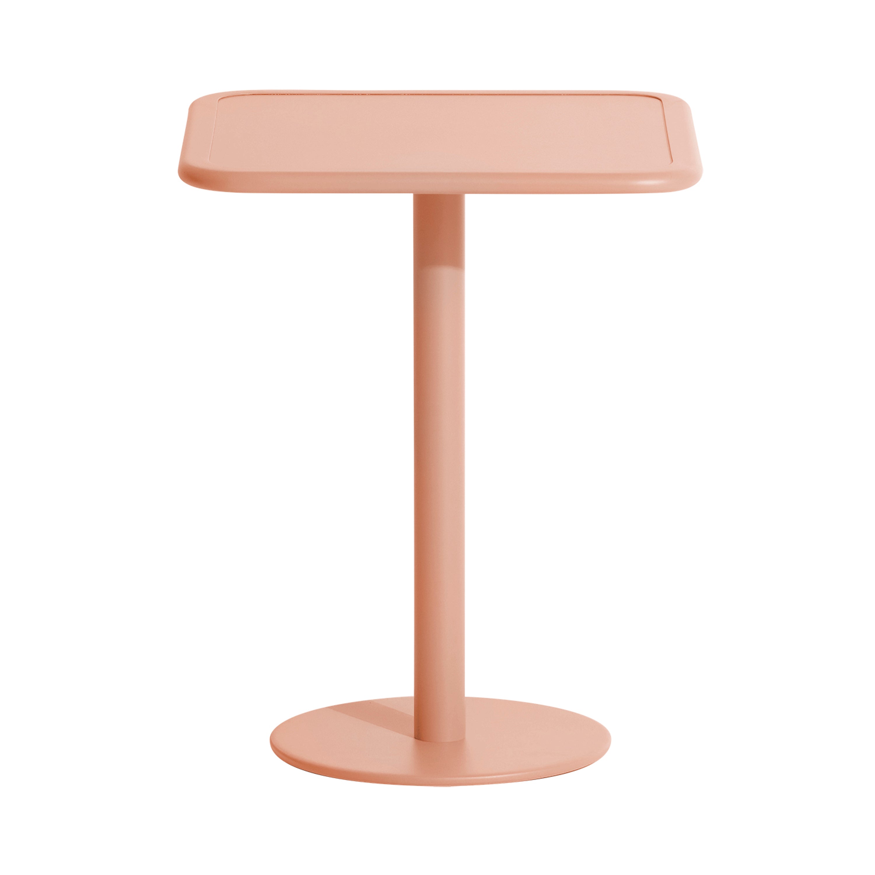 Week-End Bistro Table: Square + Blush