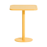 Week-End Bistro Table: Square + Saffron