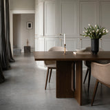 Harbour Dining Chair: Wood Base Upholstered
