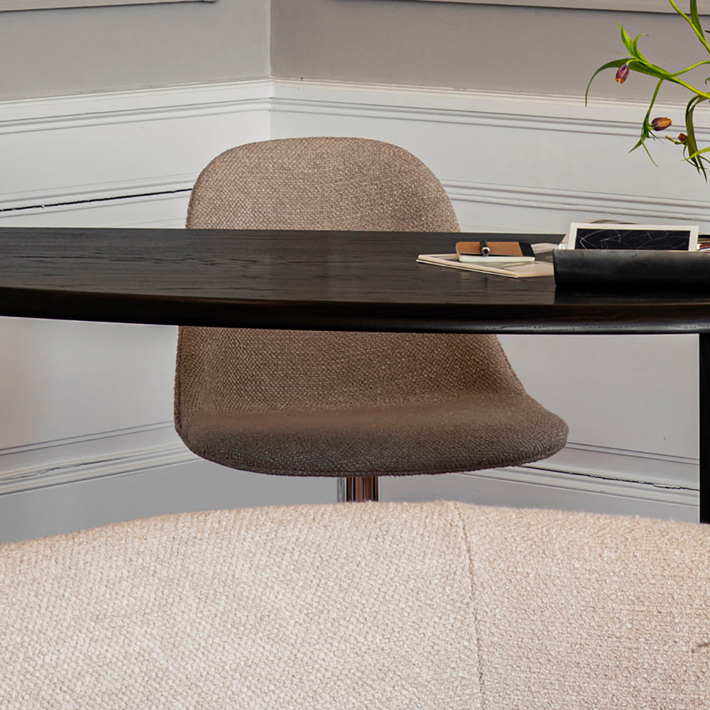 Harbour Side Dining Chair Star Base with Swivel: Upholstered