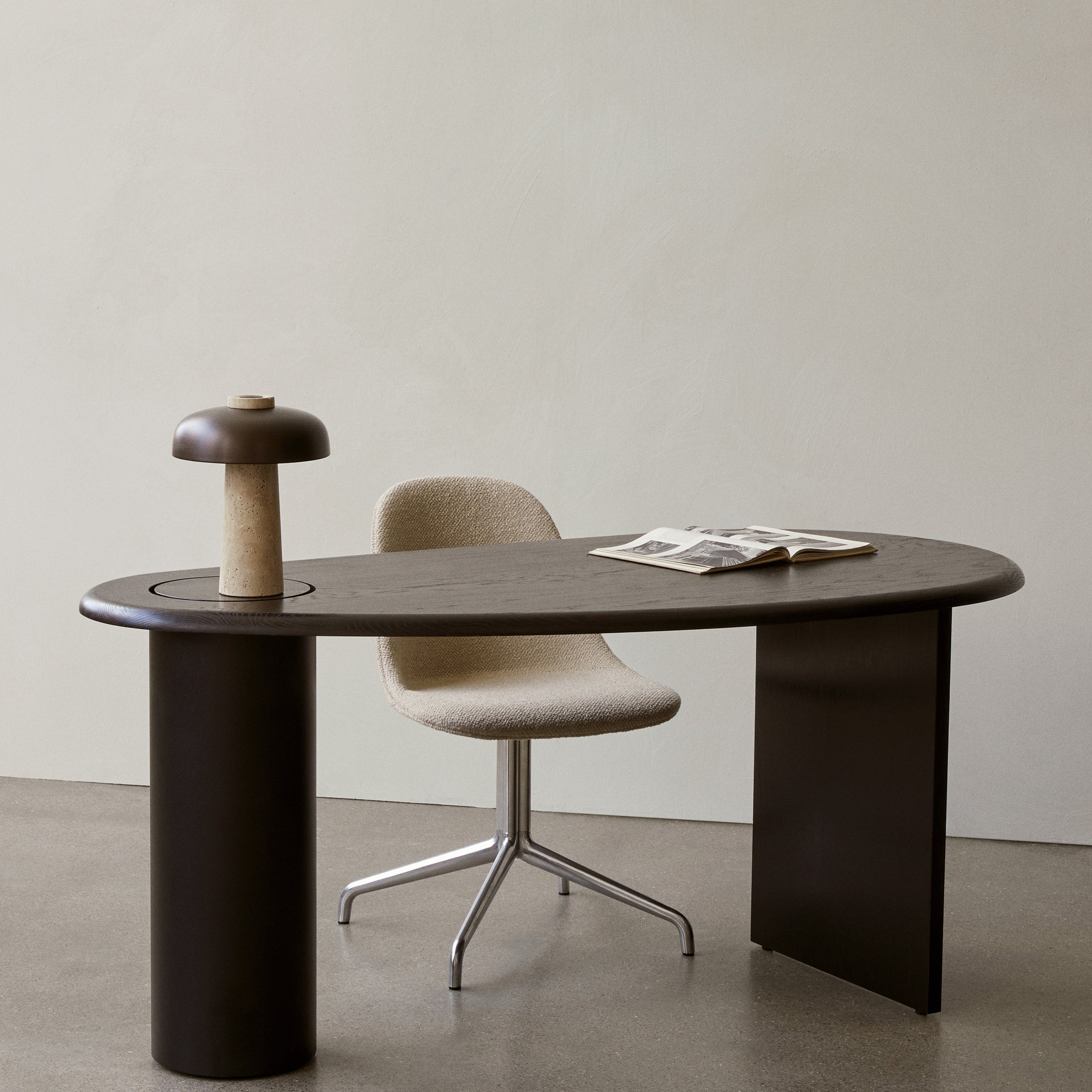 Harbour Side Dining Chair Star Base with Return: Upholstered