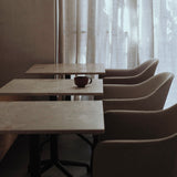 Harbour Dining Chair: Wood Base Upholstered