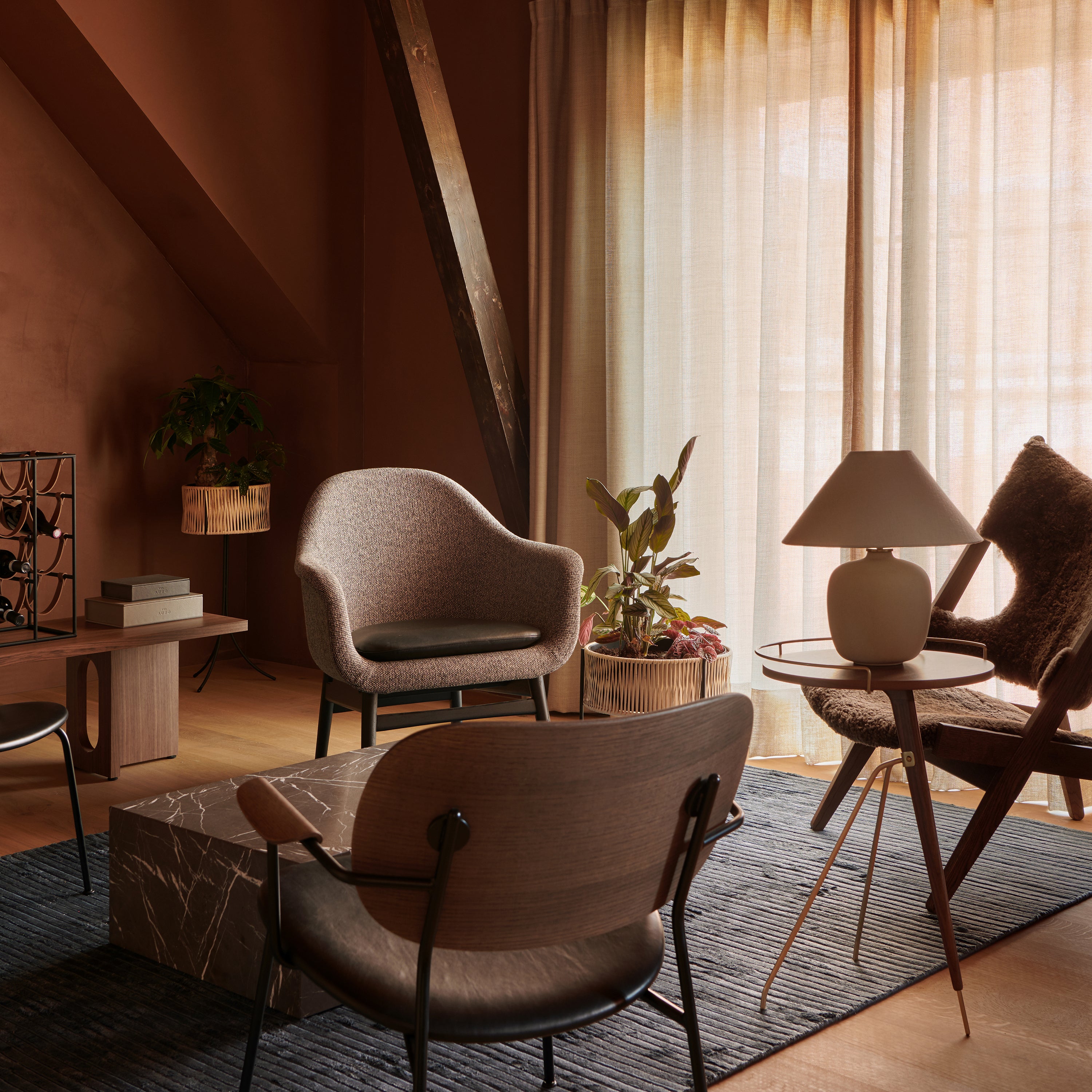 Co Lounge Chair: Seat Upholstered